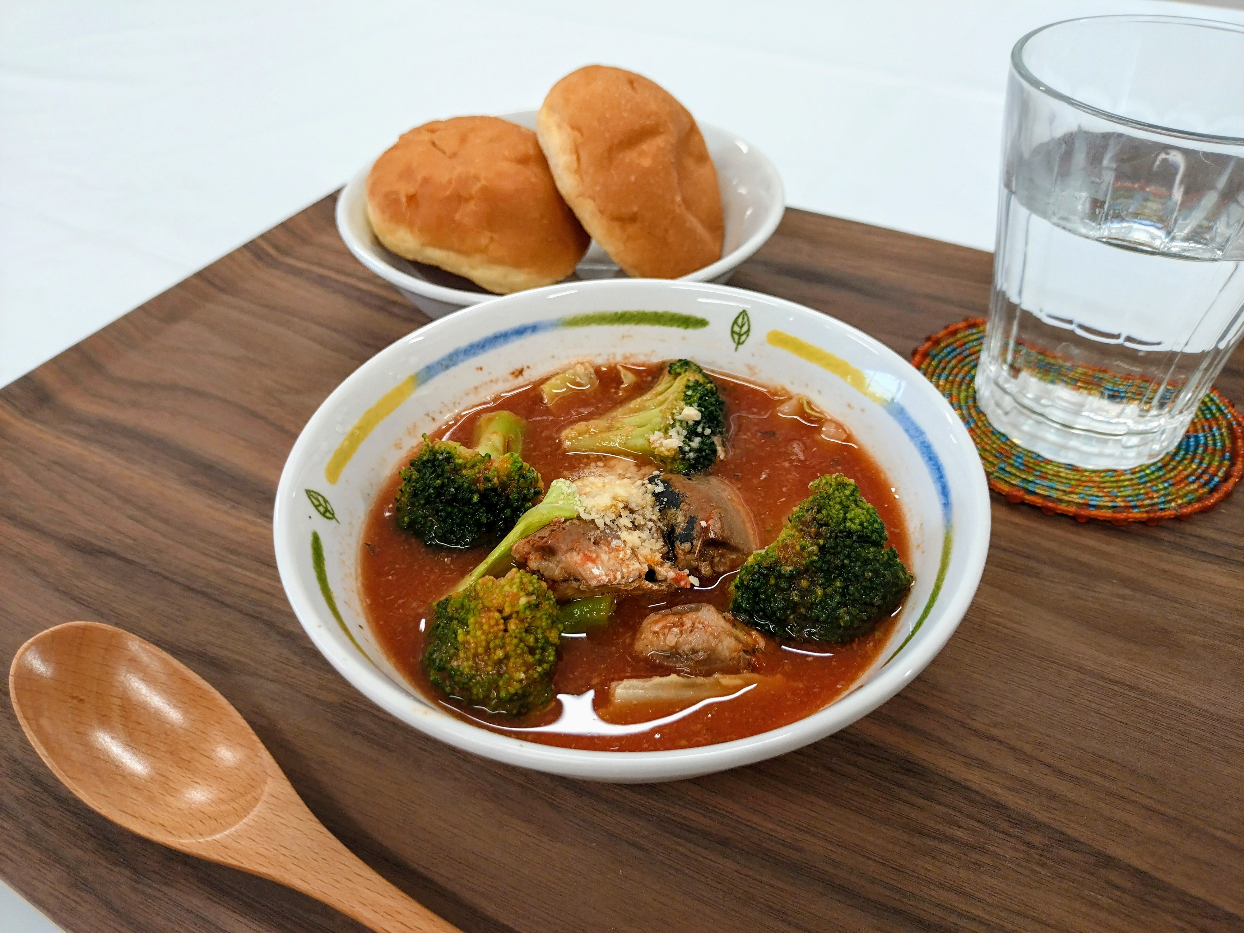 いわしのおかずトマトスープ